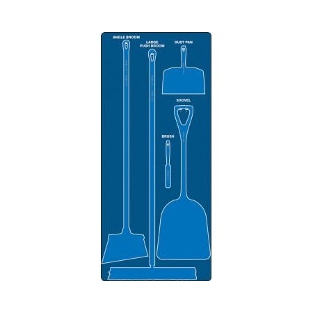 Accuform DRY ZONE STOREBOARDS MAXDUTY PSB610BUBU PSB610BUBU